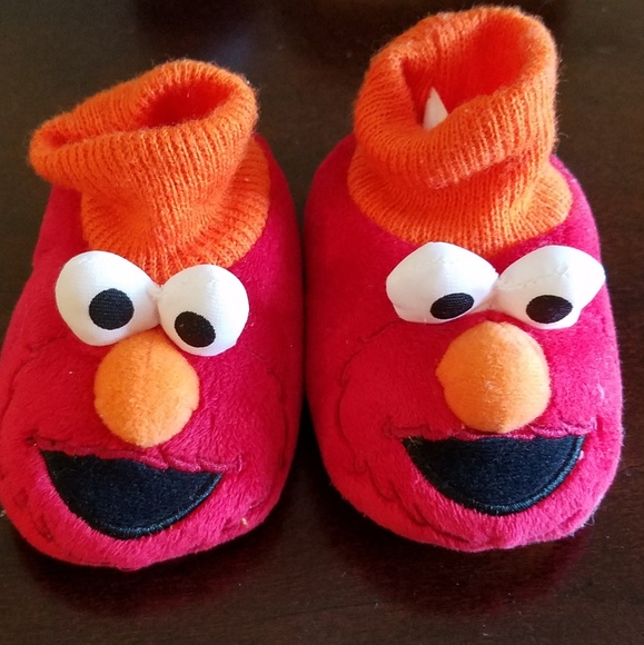 elmo baby slippers